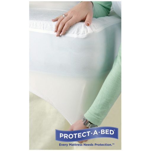 Mattress protector fitted skirt