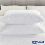 Cotton terry waterproof pillow protector 