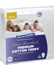 Premium terry mattress protector