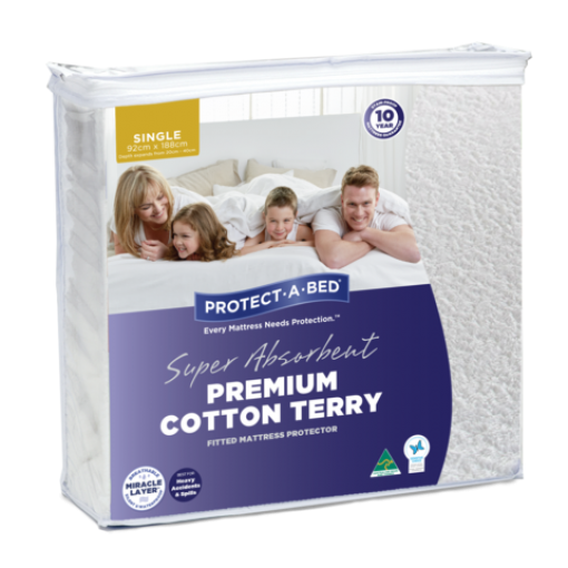 Premium terry mattress protector