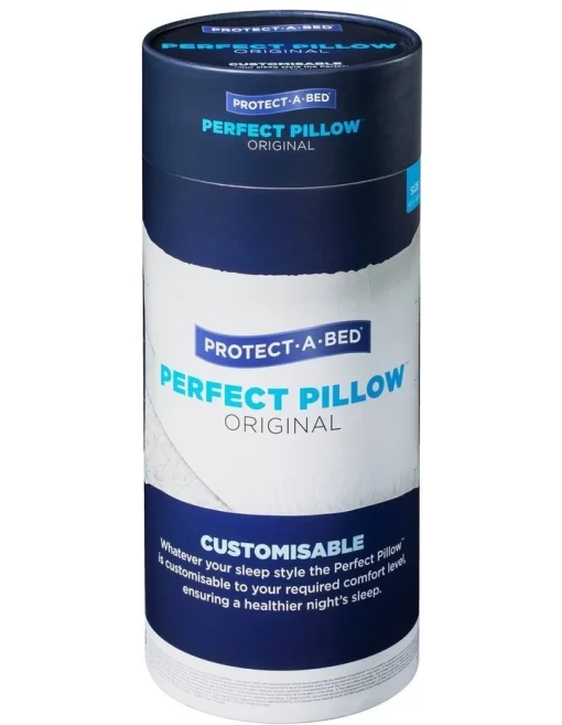 Protect.A.Bed Perfect Pillow: Adjustable Pillow Waterproof Cover Hypoallergenic Barrier To Prevent Dust Mites & Allergens. 1