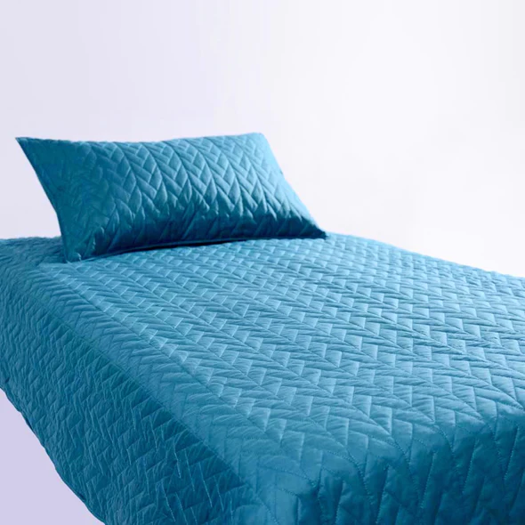 Quilted quilt cover Teal