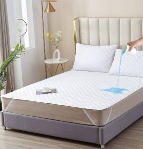 mattress-protector-waterproof-corner- straps