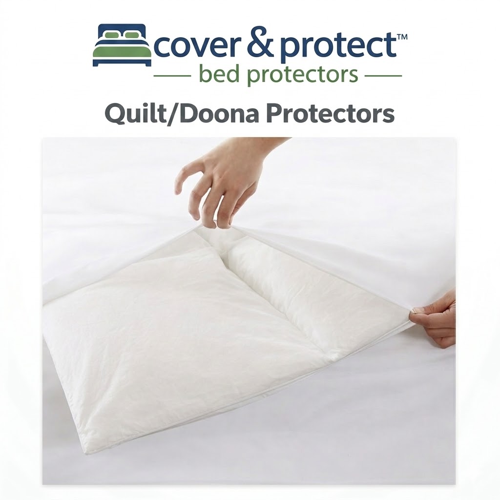 Quilt/Doona Protectors Cover &Amp; Protect