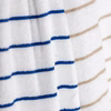 Blue And White Horizontal Pinstripe Pool Towel