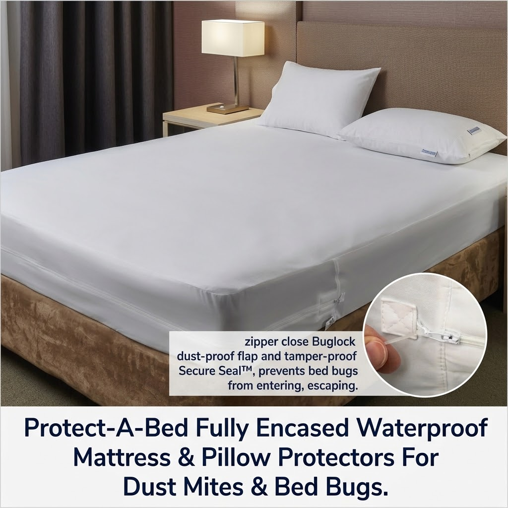 Waterproof Mattress And Pillow Protectors.